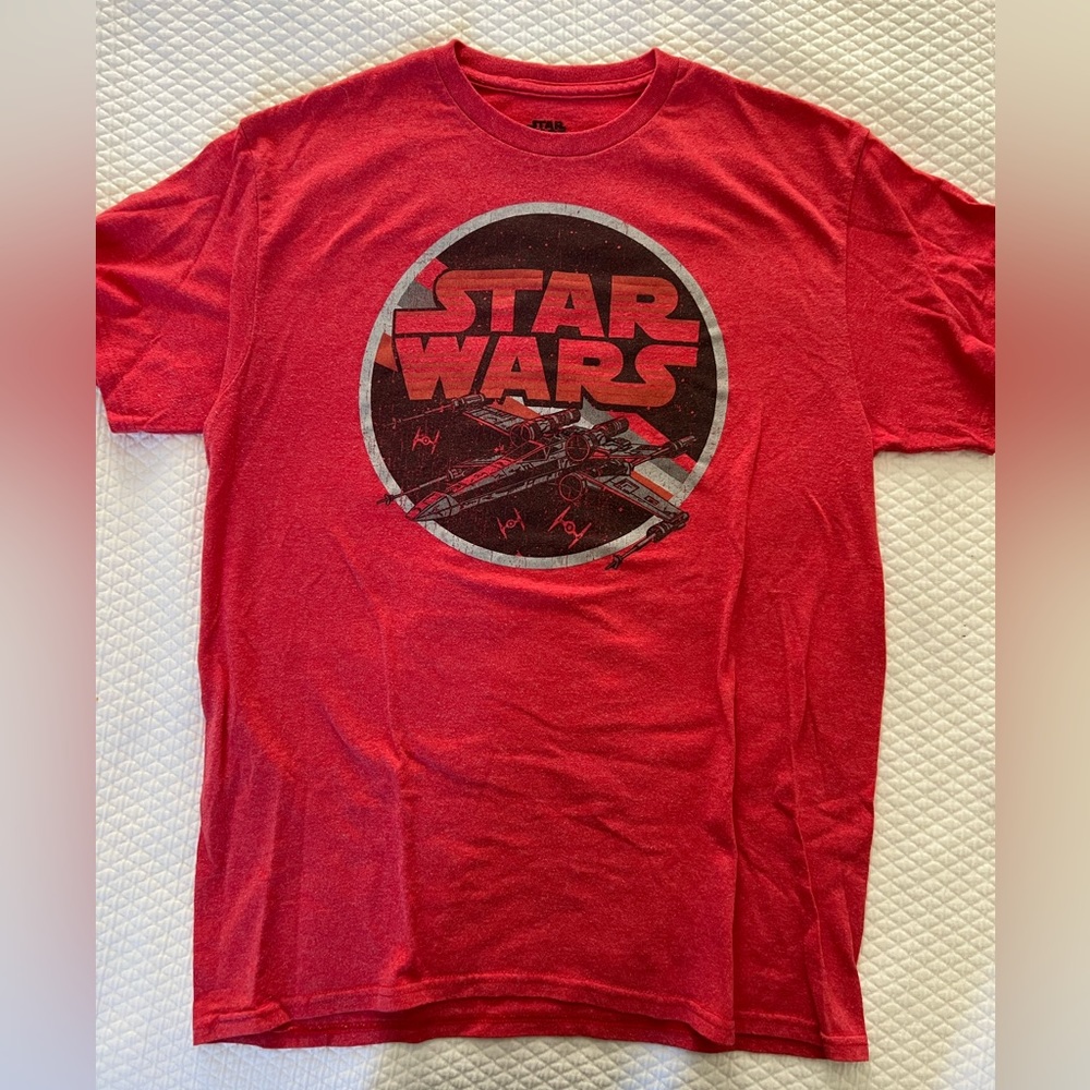 Star Wars X-Wing Tee/T-shirt • Medium • Red